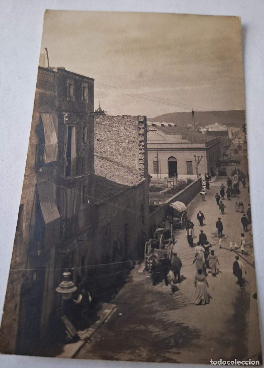 Postales: POSTAL MUY ANTIGUA - CALLE DE BARCELONA SIGLO XIX - MAS DE 100 A&Ntilde;OS - SIN CIRCULAR
