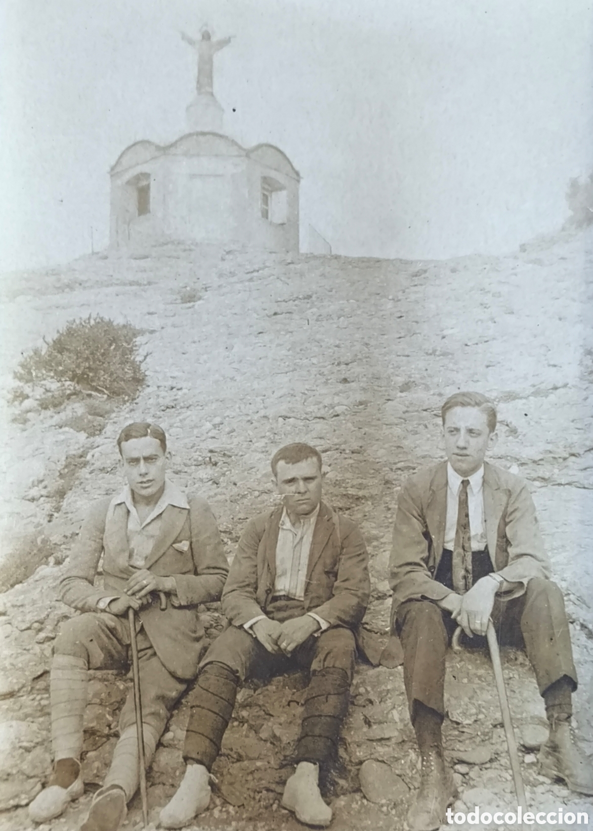 Cartes Postales: MONTSERRAT MIRADOR SANT JERONI RETRATO AMIGOS POSTAL FOTOGR&Aacute;FICA C. 1920