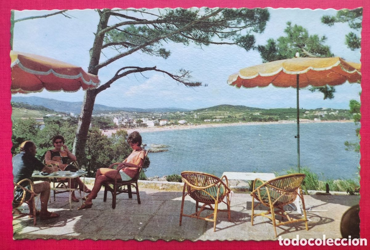 Postales: HOTEL ALABRIGA SANT FELIU DE GU&Iacute;XOLS POSTAL A COLOR GIRONA C. 1960
