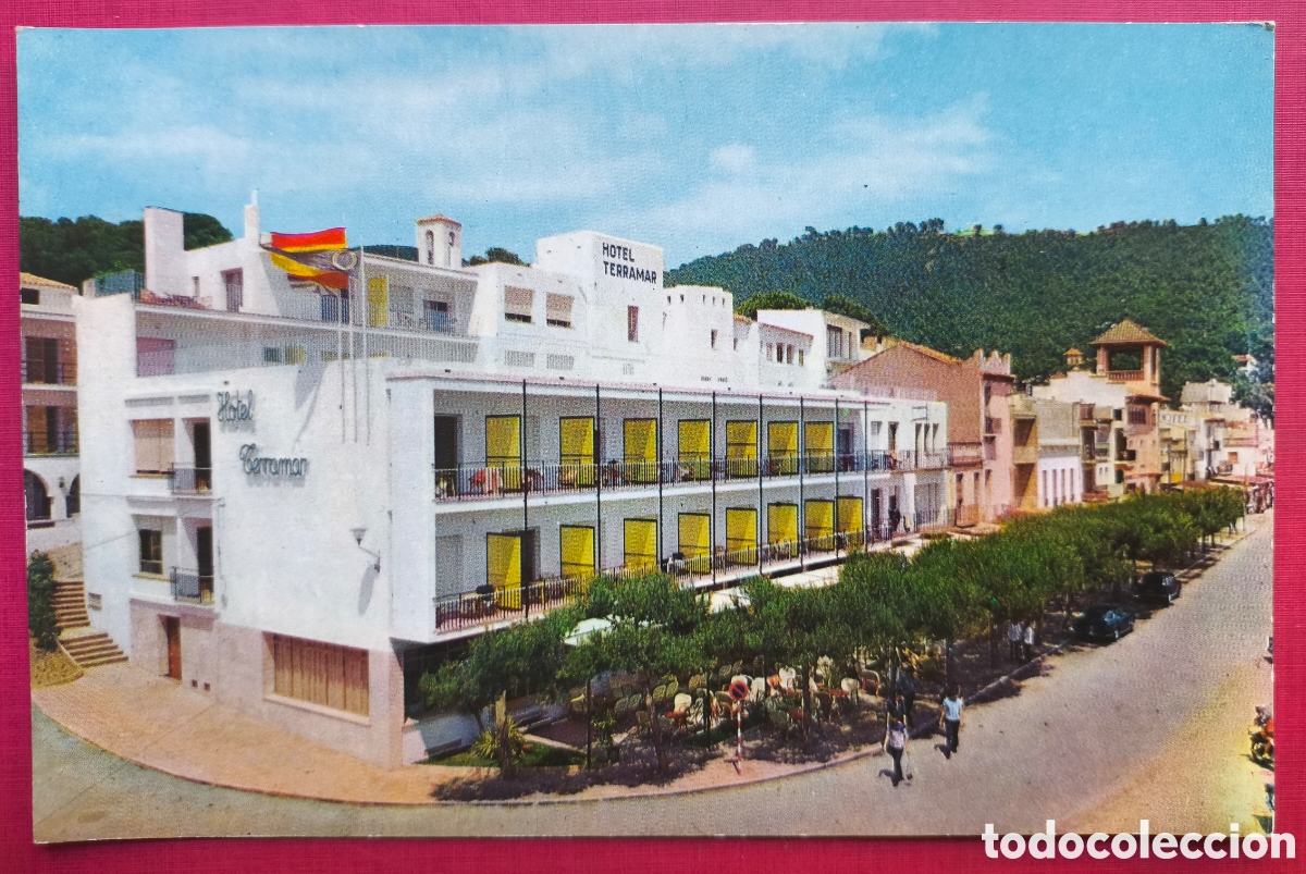 Postales: LLAFRANC HOTEL TERRAMAR POSTAL A COLOR GIRONA 1964