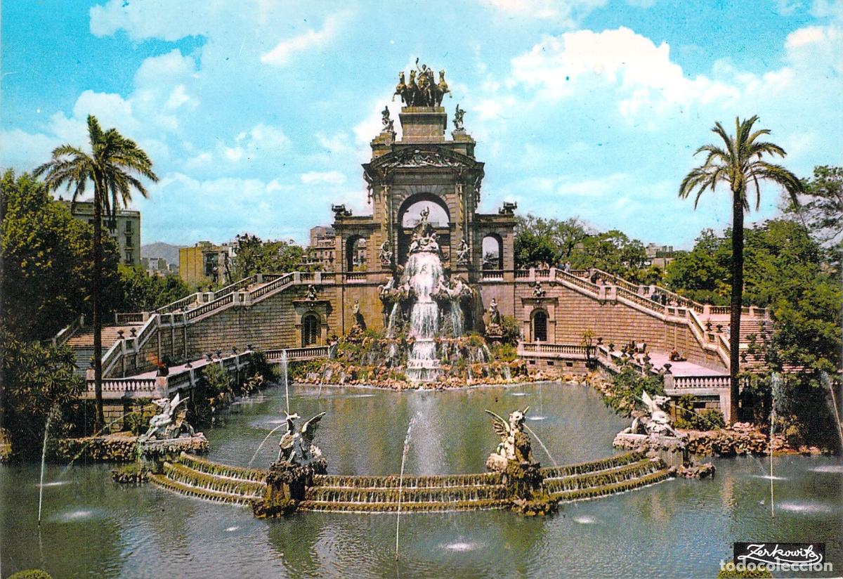 Postales: Postal de Barcelona: La Cascada del Parque de la Ciudadela
