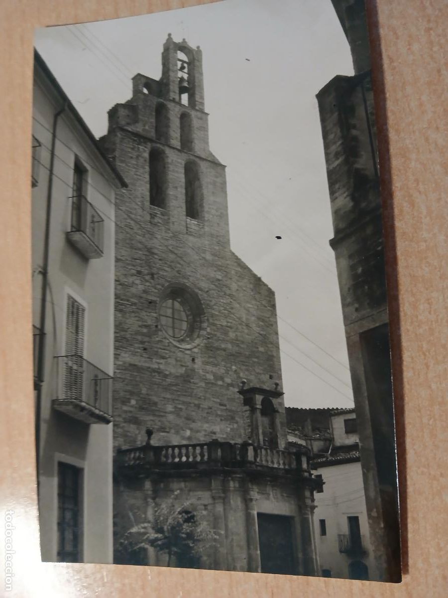 Postales: postal fotografica ba&ntilde;olas, banyoles, iglesia de sta. maria de turers, foto cuyas