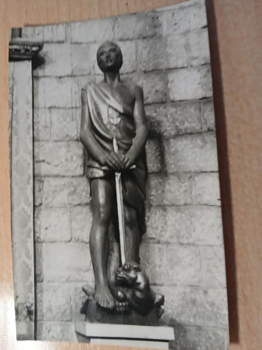 Postales: postal fotografica barcelona, basilica santa maria del mar, san jorge, foto cuyas