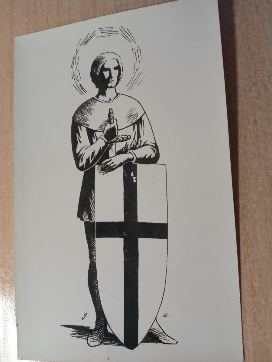 Postales: postal fotografica barcelona, dibujo de san jorge, foto cuyas