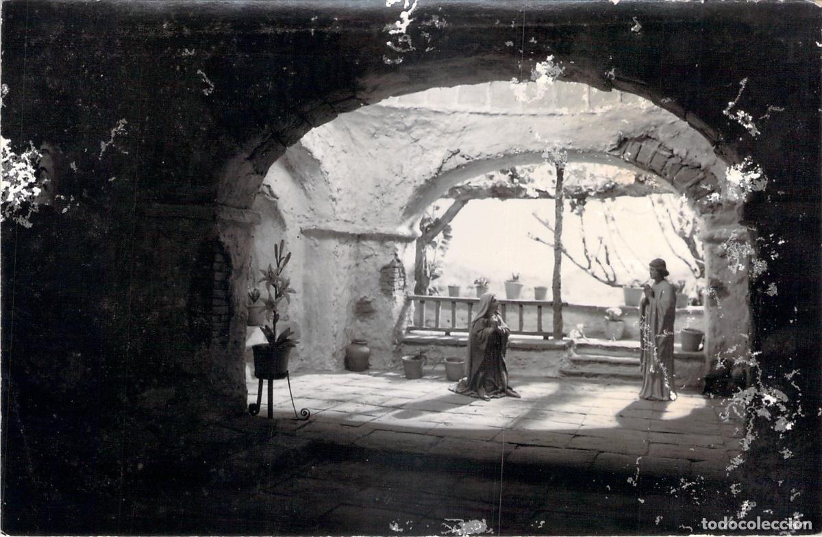 Postales: Postal de Pesebre construido por J.M. Pujol en Barcelona