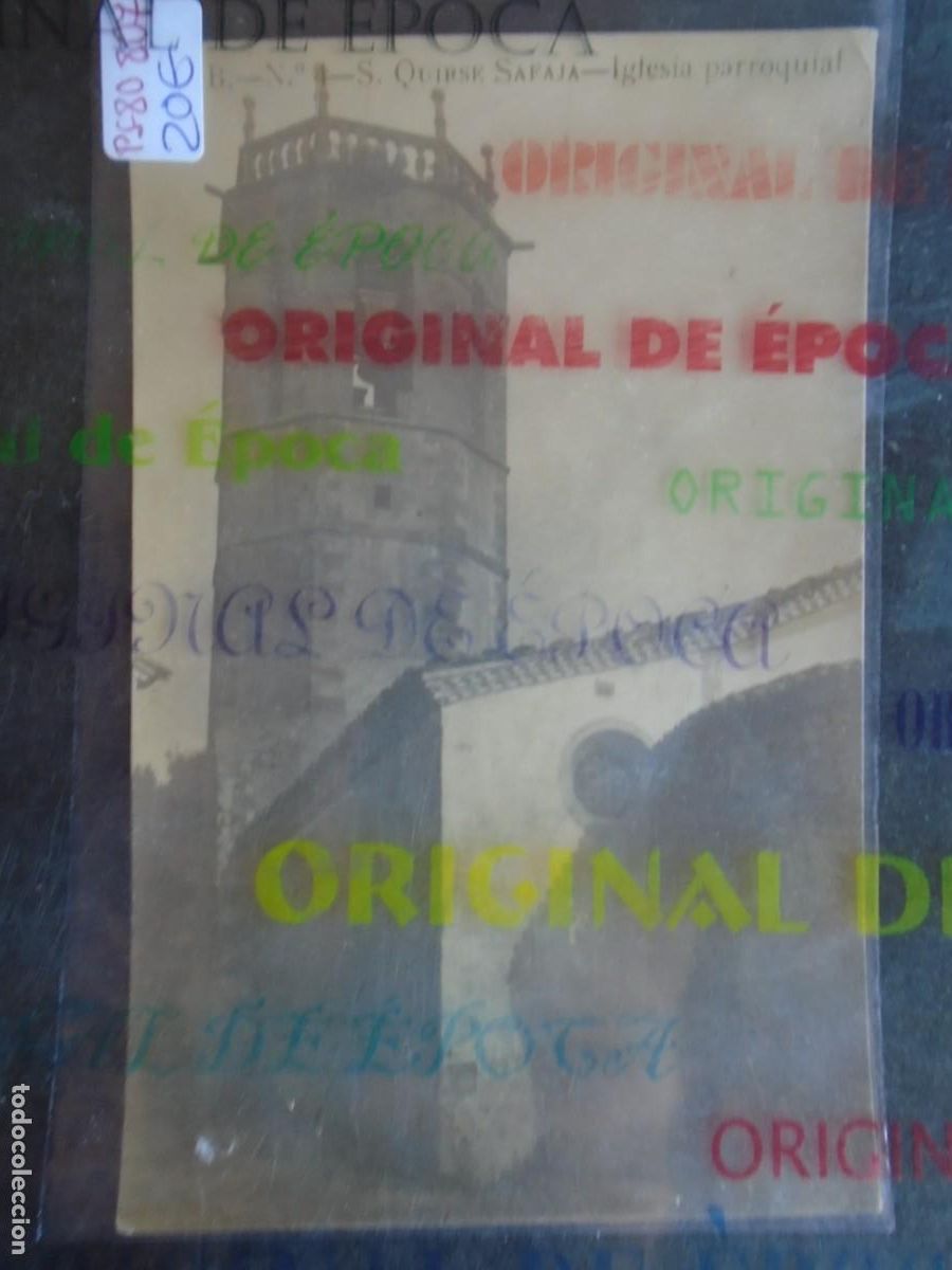 Postcards: (PS-80807)POSTAL FOTOGRAFICA DE S.QUIRSE SAFAJA-IGLESIA PARROQUIAL.O. y B.N&ordm;4