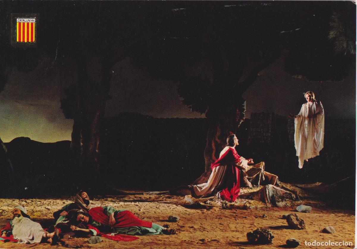 Postales: OLESA DE MONTSERRAT, PESSEBRE VIVENT, L'AGONIA DE JESUS &ndash; SOBERANAS N&ordm;1161 &ndash; S/C