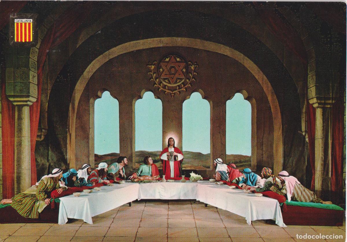 Postales: OLESA DE MONTSERRAT, PESSEBRE VIVENT, EL SANT SOPAR &ndash; SOBERANAS N&ordm;1163 &ndash; S/C