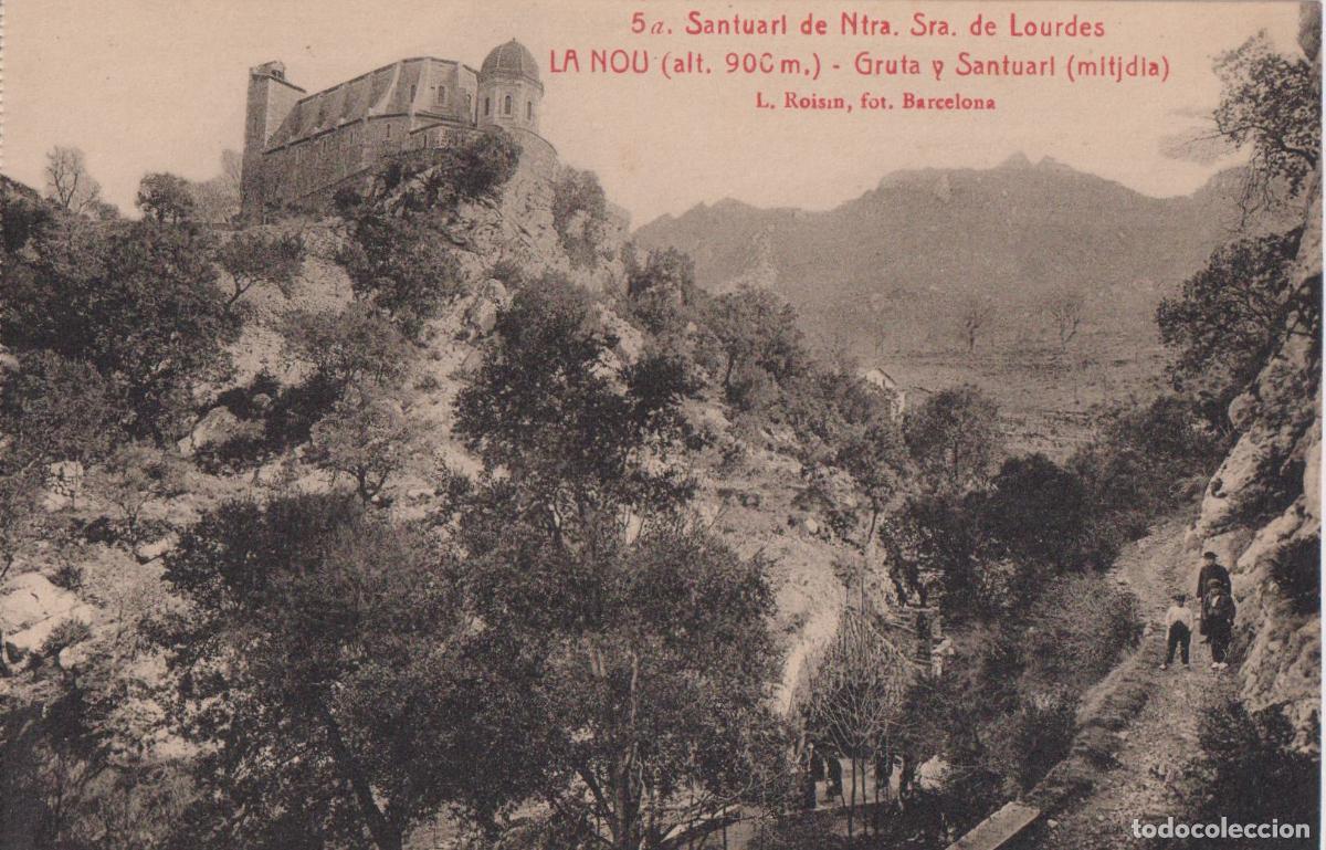 Postales: SANTUARIO DE NTRA.SRA. DE LOURDES &ndash; GRUTA I SANTUARI &ndash; L.ROISIN FOT. L.ROISIN N&ordm;5 &ndash; S/C