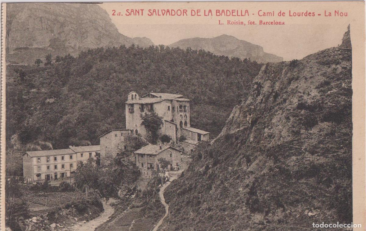 Postales: SANT SALVADOR DE LA BADELLA &ndash; CAM&Iacute; DE LOURDES &ndash; LA NOU &ndash; L.ROISIN FOT. L.ROISIN N&ordm;2 &ndash; S/C