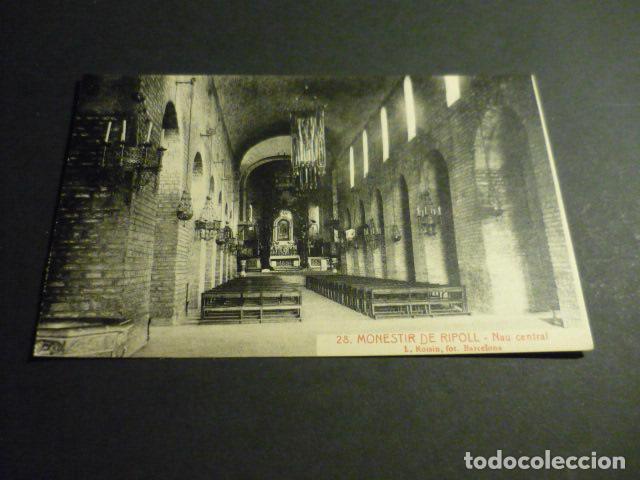 Postcards: RIPOLL GERONA MONASTERIO POSTAL