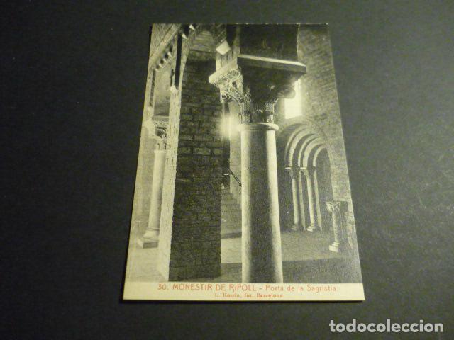 Postales: RIPOLL GERONA MONASTERIO POSTAL - Foto 1