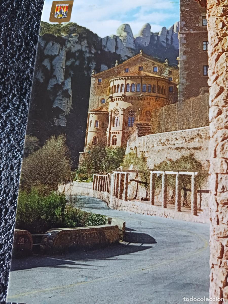 Postales: 3 MONTSERRAT. ABSIDE DE LA BASILICA, ed. escudo