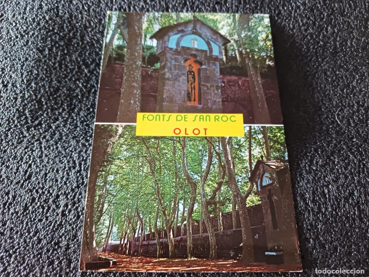 Postales: 1096 olot, fonts de sant roc, ed. alca