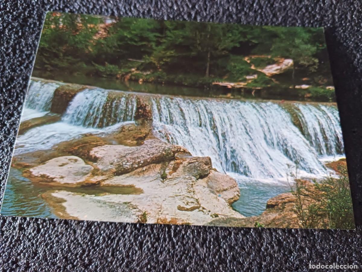 Postales: OLOT - RIU FLUVI&Aacute; VIST DESDE LA FONT DE SANT ROC, ed. fiter 1966