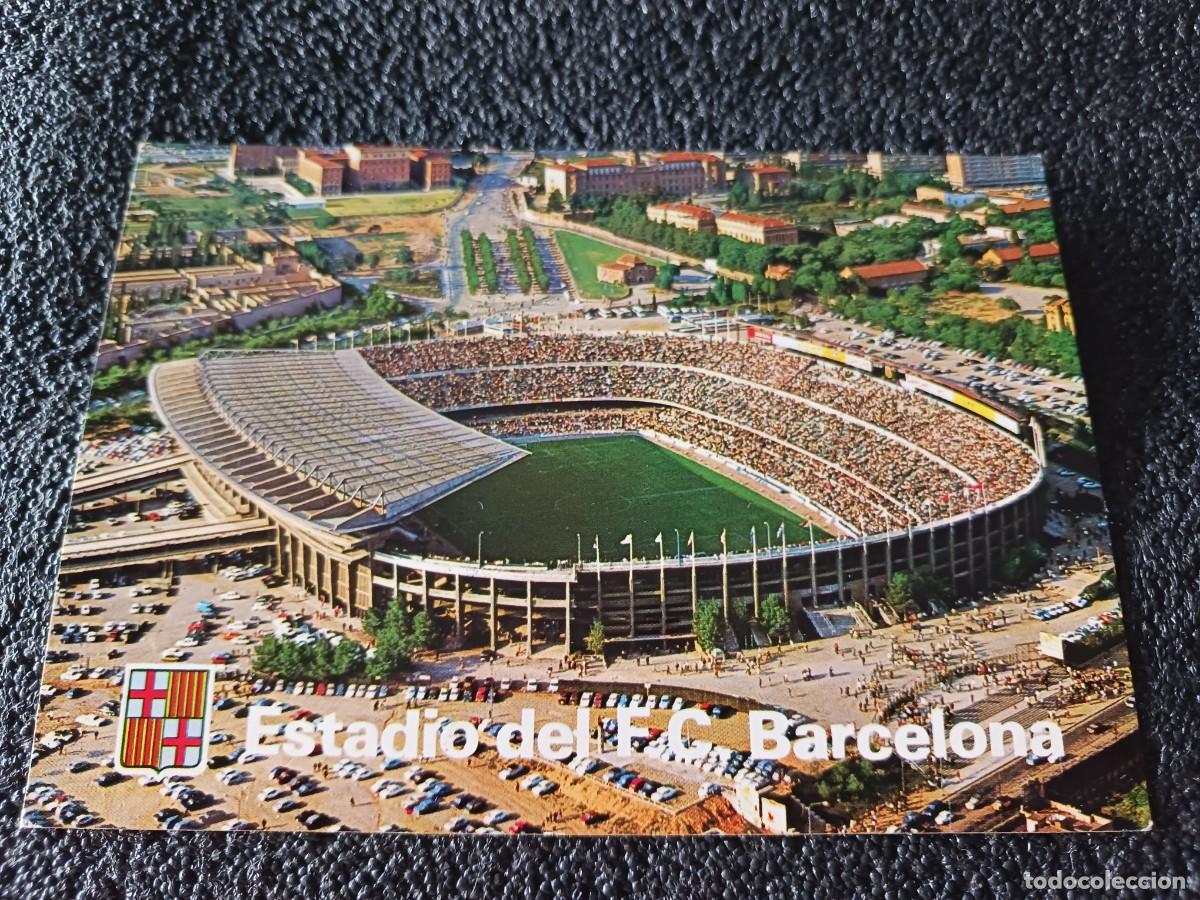 Postales: 0196 BARCELONA, f.c. barcelona, el nou camp, ed. kolorham, escrita