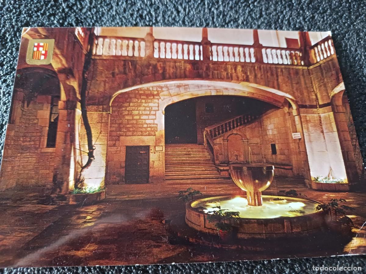 Postales: 191 BARCELONA BARRIO GOTICO PATIO DEL ARCHIVO DE LA CORONA DE ARAGON, ed. escudo, escrita