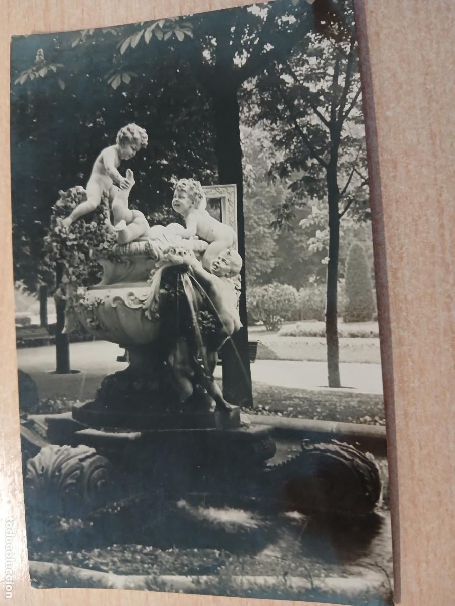 Postales: postal fotografica barcelona, parque de la ciudadela, jarron artistico, foto cuyas