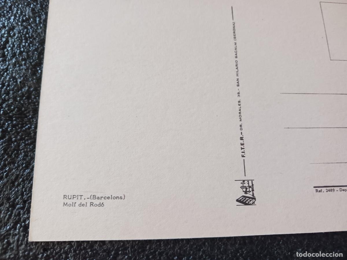 Postales: rupit moli del rodo, ED. FITER 1975 - Foto 2
