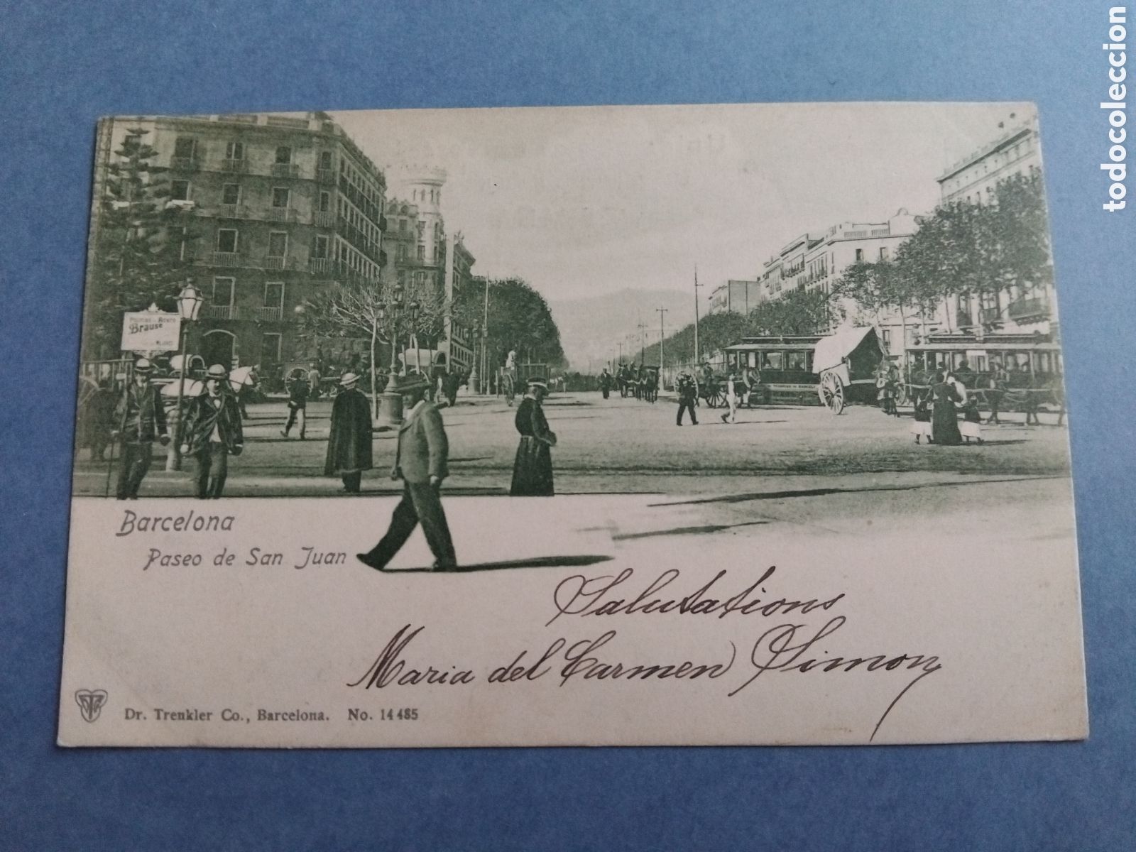 Cartes Postales: Postal Barcelona, Paseo de san Juan