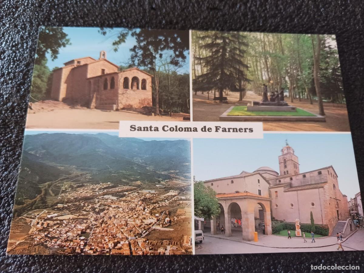 Postales: SANTA COLOMA DE FARNERS LA SELVA ERMITA DE FARNERS PARC DE SANT SALVADOR ESGLESIA, ED. FONT