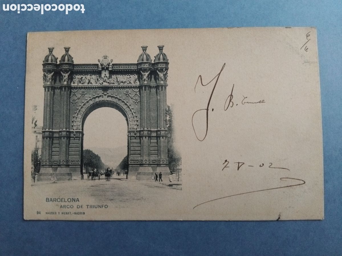 Postales: Postal Barcelona. Arco del Triunfo