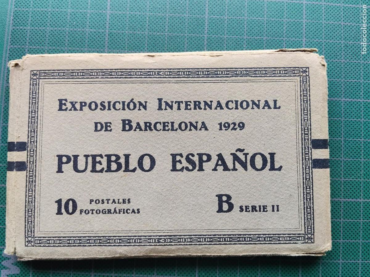 Postales: EXPOSICION INTERNANCIONAL BARCELONA 1929 - PUEBLO ESPA&Ntilde;OL / 20 POSTALES