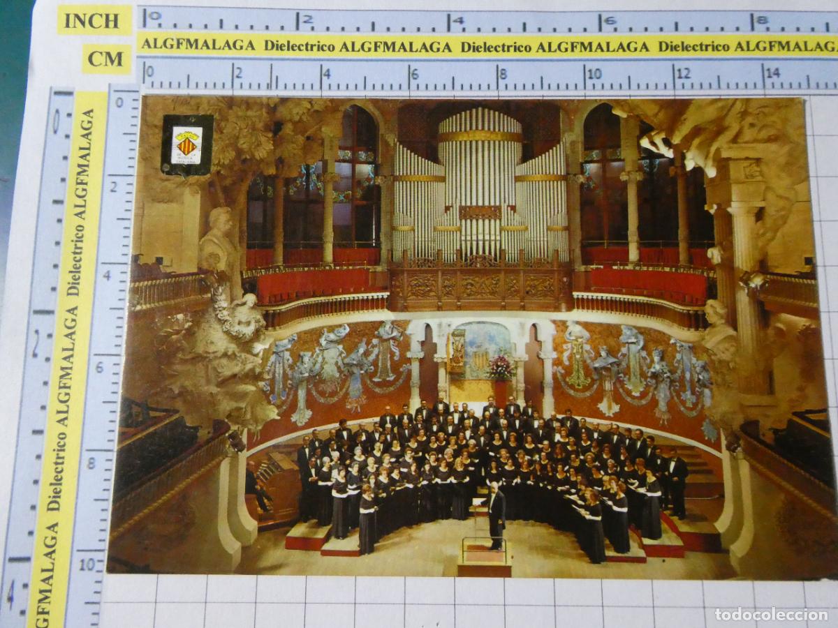Postales: POSTAL DE BARCELONA. A&Ntilde;O 1973. PALAU DE LA M&Uacute;SICA CATALANA SALA CONCIERTOS ORFE&Oacute; CATL&Aacute;. 278