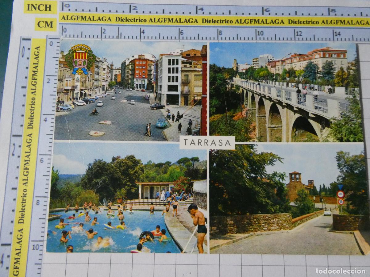 Postales: POSTAL DE BARCELONA. A&Ntilde;O 1967 TARRASA IGLESIAS ROM&Aacute;NICAS DE SAN PEDRO Y PUENTE 129 GARRABELLA. 285
