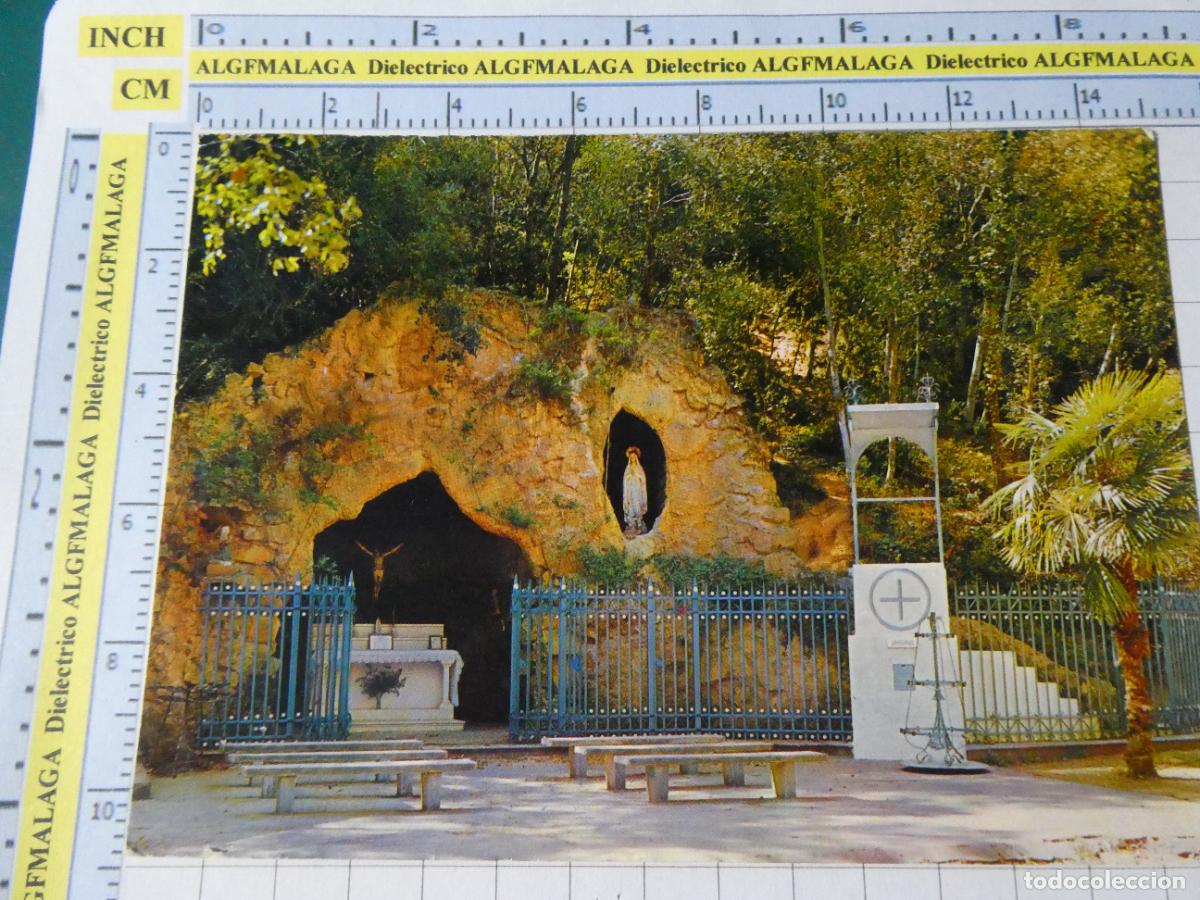 Postales: POSTAL DE BARCELONA. A&Ntilde;O 1962. ARENYS DE MUNT SANTUARIO NUESTRA SE&Ntilde;ORA DE LOURDES 1001 BRECHA. 295