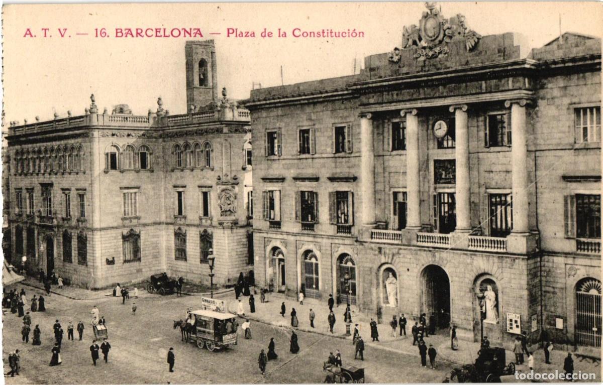 Postales: Barcelona A.T.V. 16 Plaza de la Constituci&oacute;n - Angel Toldra Viazo