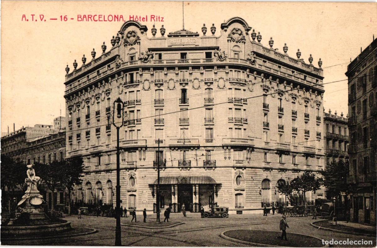 Postales: Barcelona A.T.V. 16 H&ocirc;tel Ritz - Angel Toldra Viazo