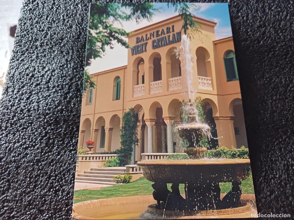 Postales: HOTEL BALNEARIO VICHY CATAL&Aacute;N, fa&ccedil;ana principal, caldes de malavella, ed. escudo