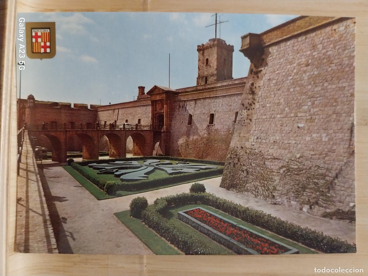 Postales: MONJUICH CASTILLO BARCELONA ED FISA 445 SC ORIGINAL ++