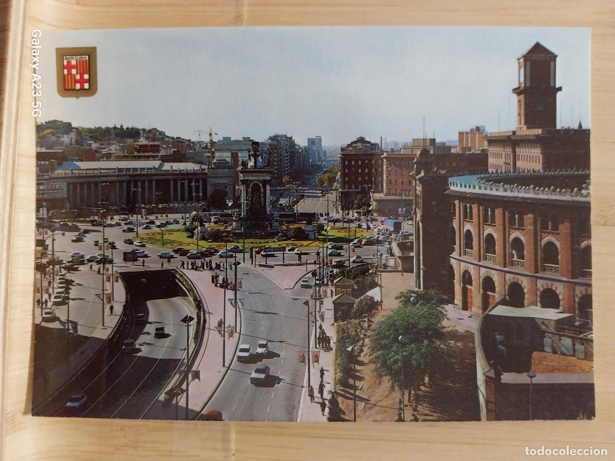 Postales: PLAZA ESPA&Ntilde;A BARCELONA ED FISA 374 SC ORIGINAL ++