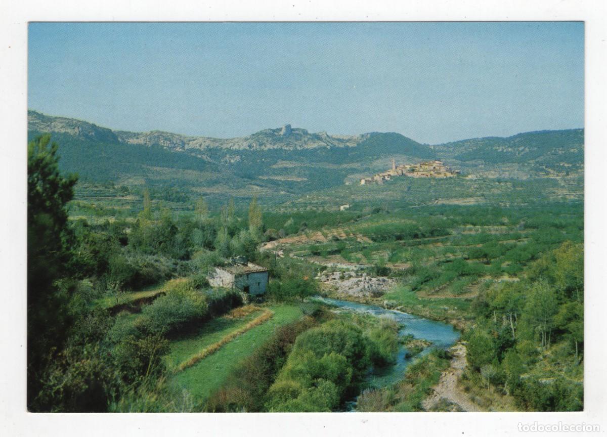 Postales: CAPAFONS (TARRAGONA) VISTA EL MOLI I AL FONS ROCA PI CORONDANT EXC. FONDA DANIEL NUEVA VER DOS CARAS