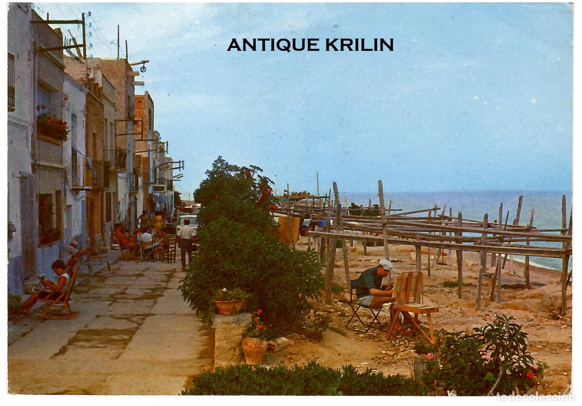Postales: TARRAGONA / CASAS DE ALCANAR N&ordm; 6 CALLE LEPANTO Y PLAYA / G. HARRIS / FRANQUEADA