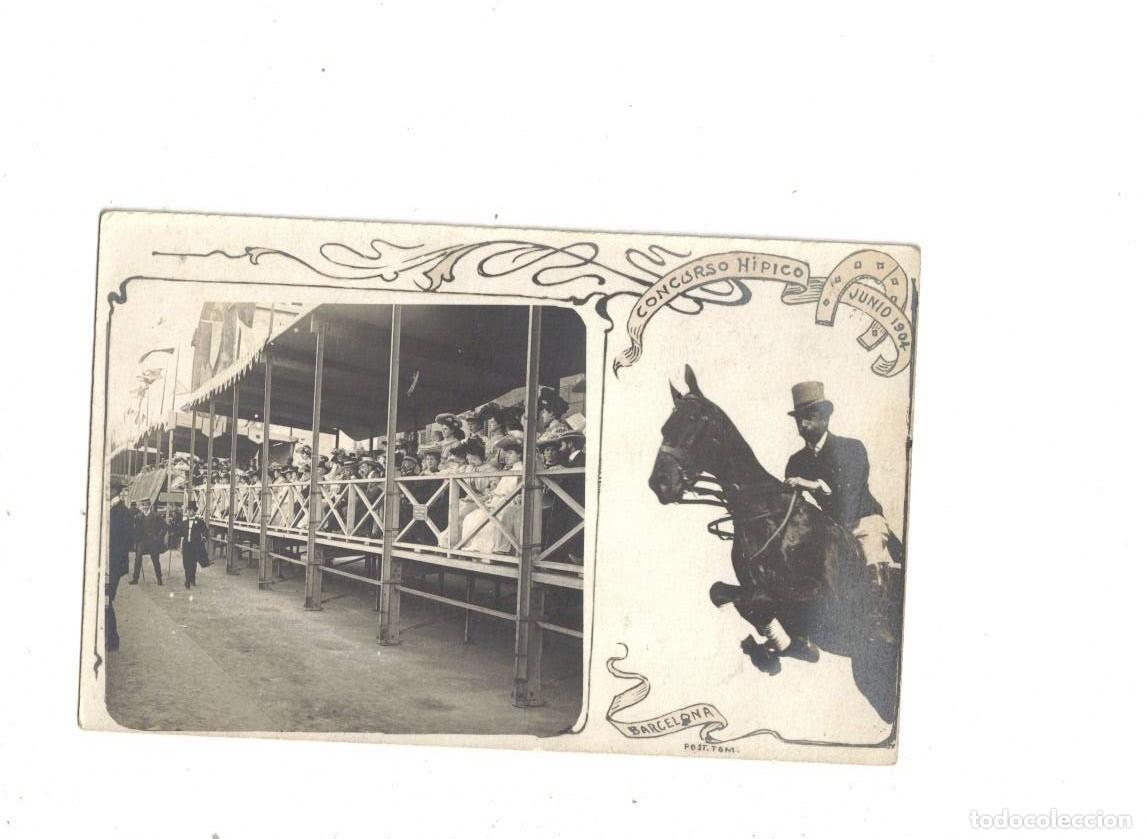 Postales: BARCELONA. HIPODROMO. CONCURSO H&Iacute;PICO
