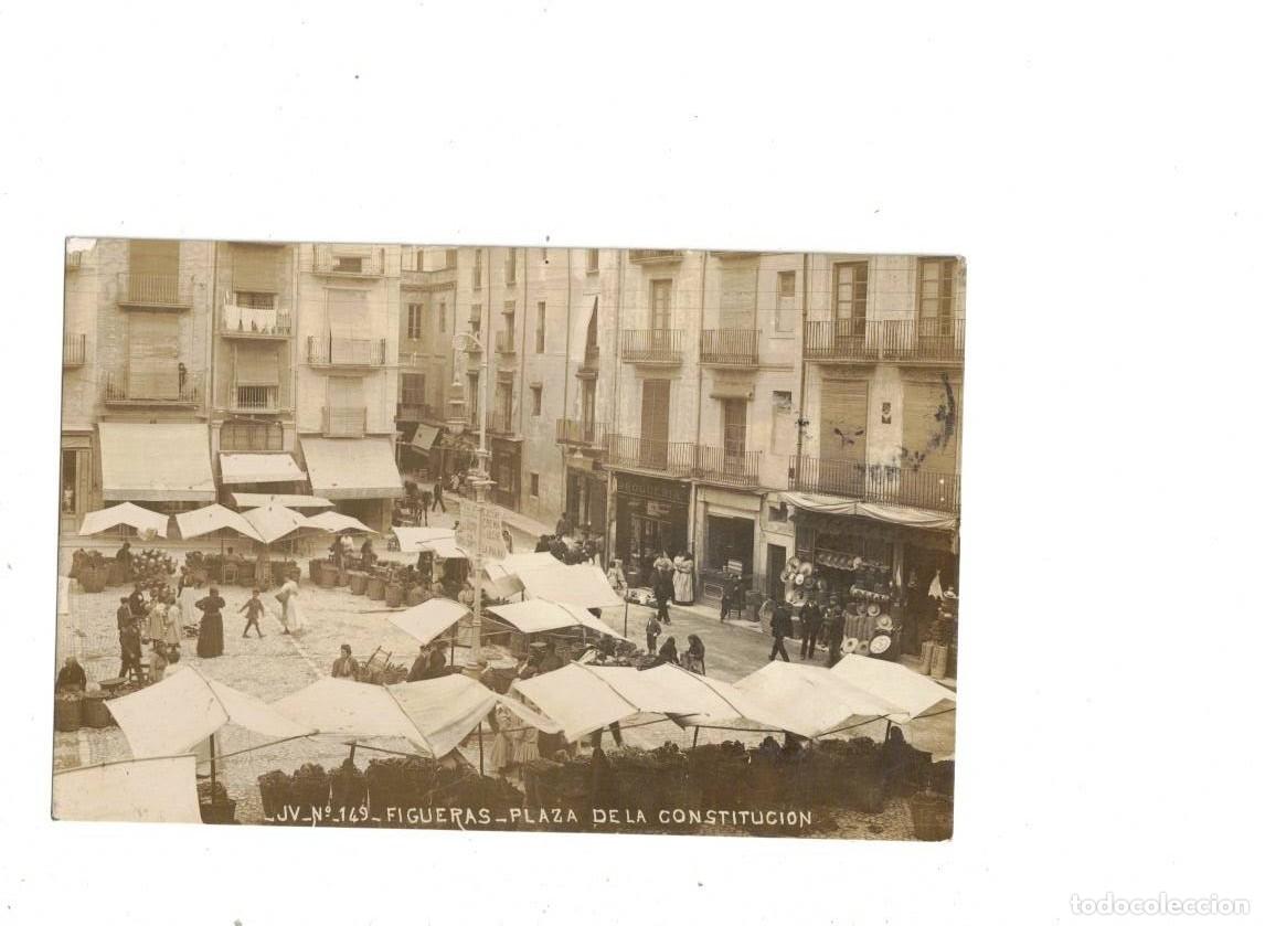 Postales: FIGUERAS. PLAZA DE LA CONSTITUCI&Oacute;N. 149 JV