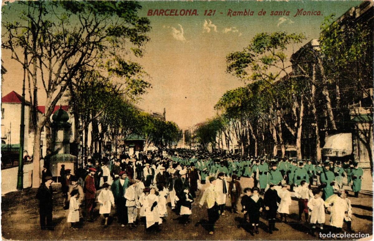 Postales: Barcelona - 121 Rambla de Santa Monica - Jorge Venini