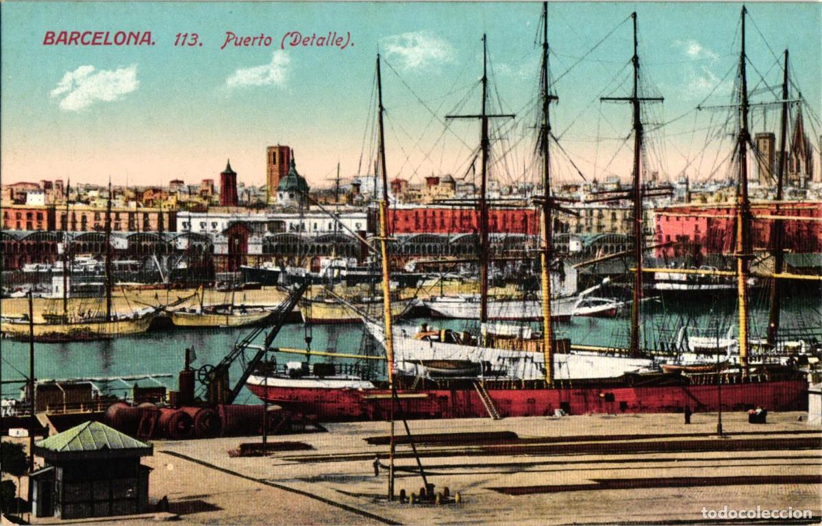 Postales: Barcelona - 113 Puerto Detalle - Jorge Venini
