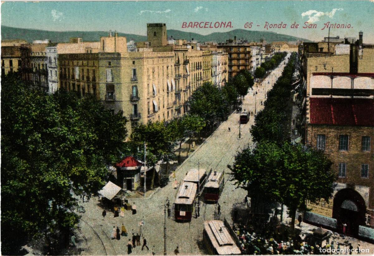 Postales: Barcelona - 66 Ronda de San Antonio - Jorge Venini