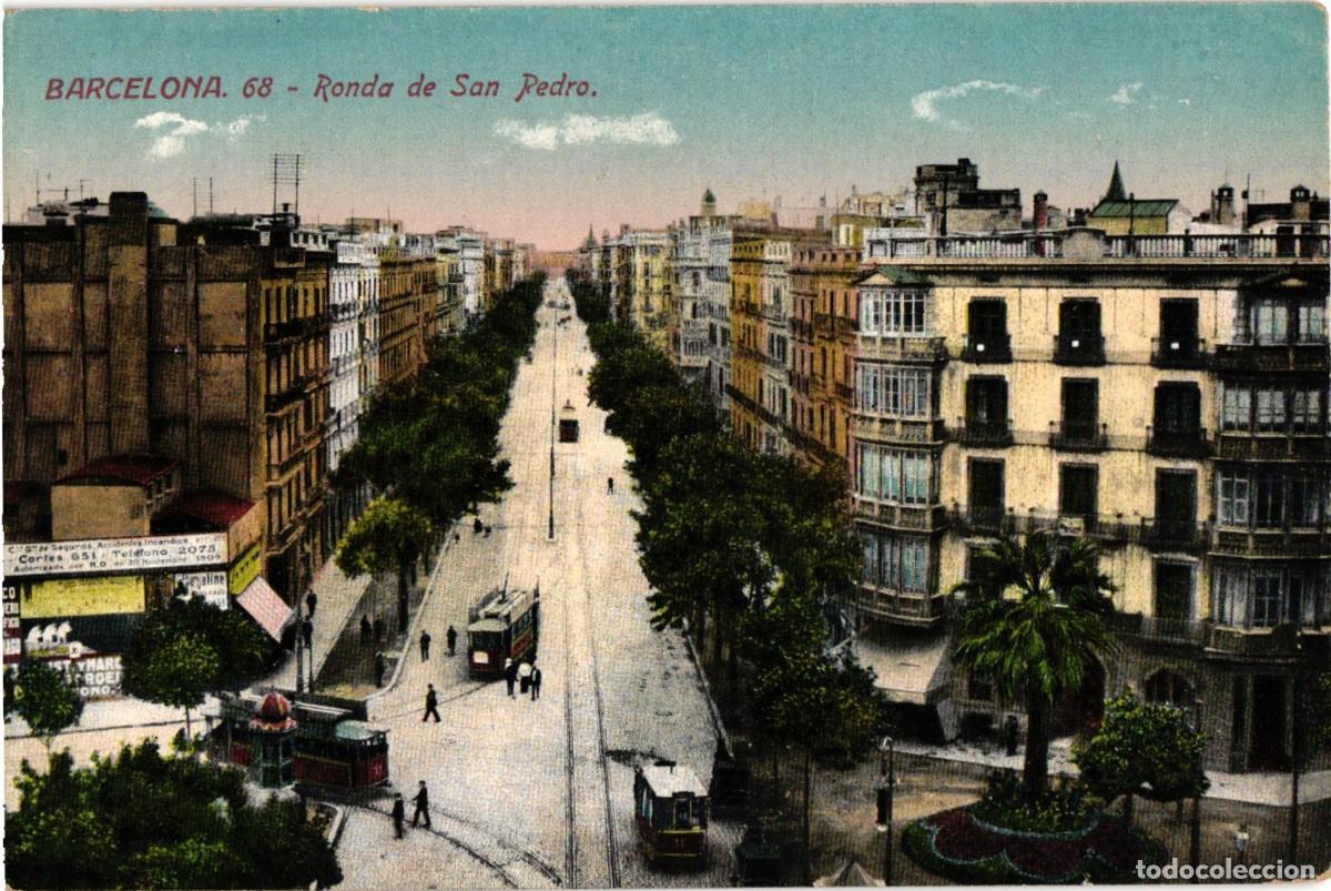 Postales: Barcelona - 68 Ronda de San Pedro - Jorge Venini