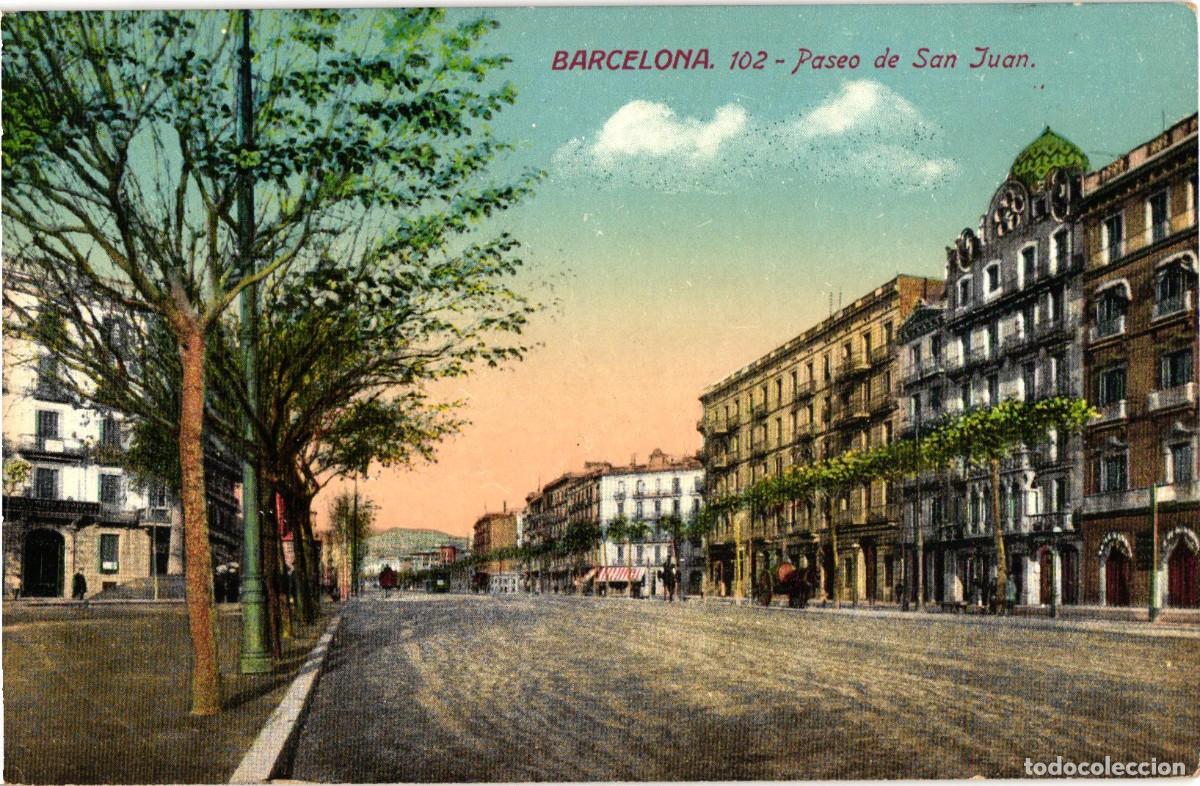 Postales: Barcelona - 102 Paseo de San Juan - Jorge Venini