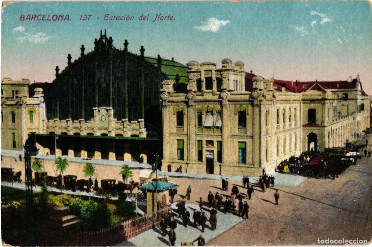 Postales: Barcelona - 137 Estaci&oacute;n del Norte - Jorge Venini