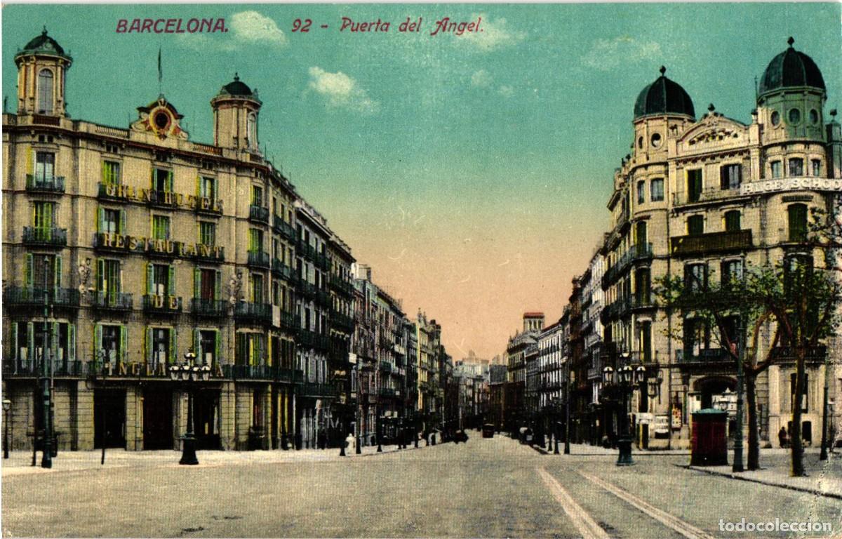 Postales: Barcelona - 92 Puerta del Angel - Jorge Venini