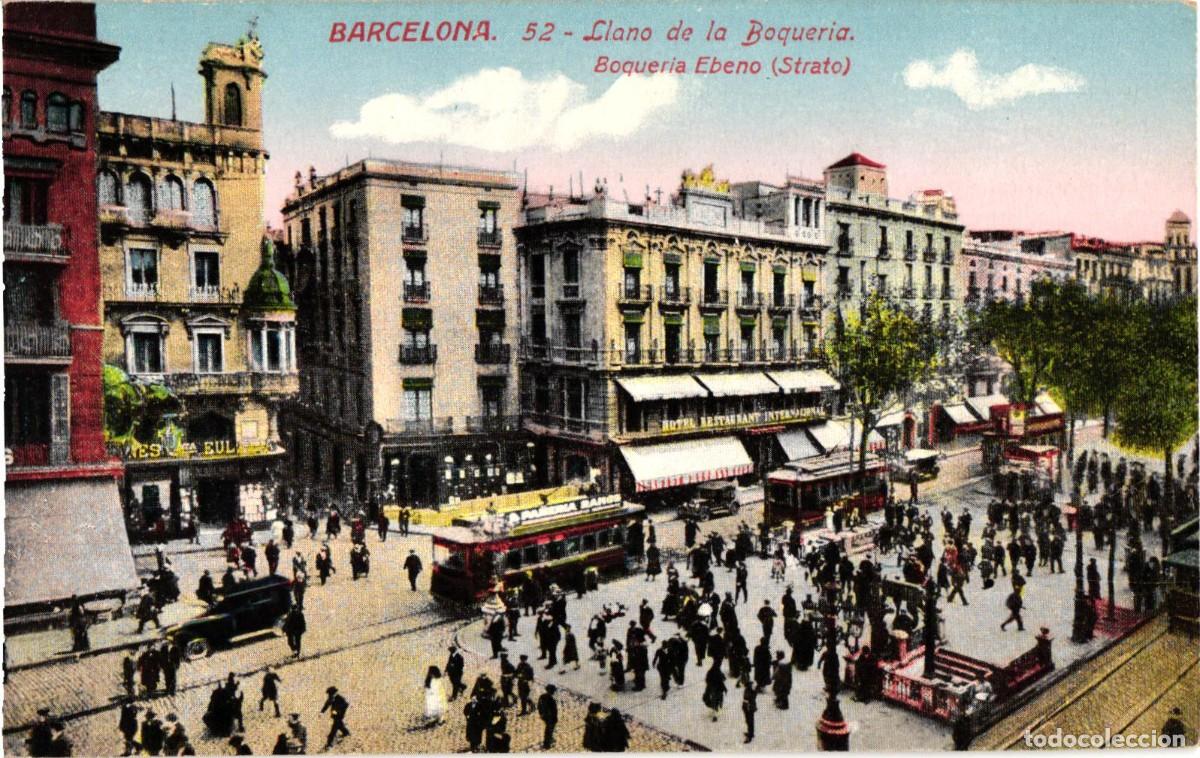 Postales: Esperanto - Barcelona - 52 Llano de la Boquer&iacute;a Boquer&iacute;a Ebeno strato - Jorge Venini