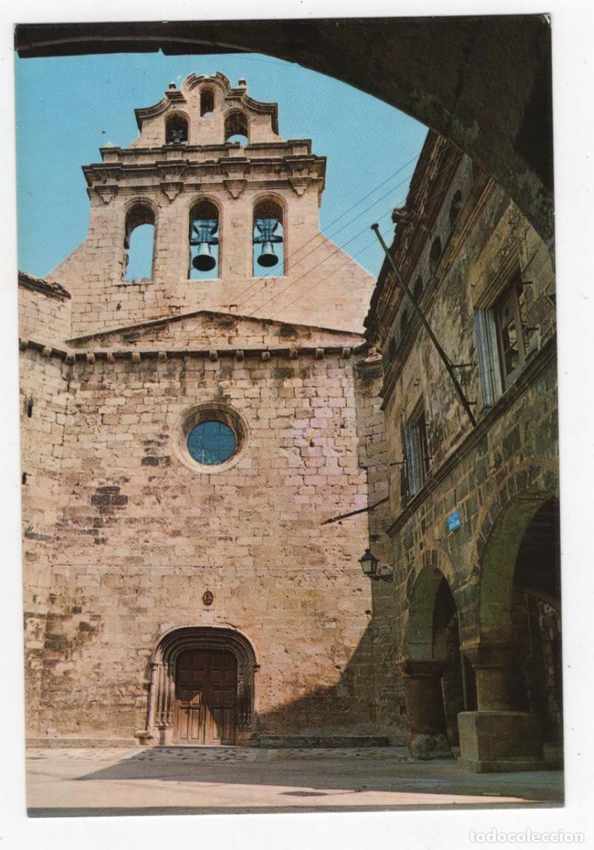 Postales: HORTA DE SAN (TARRAGONA) PLAZA AYUNTAMIENTO E IGLESIA - MAGI SU&Ntilde;E - SIN ESCRIBIR NUEVA VER DOS CARAS