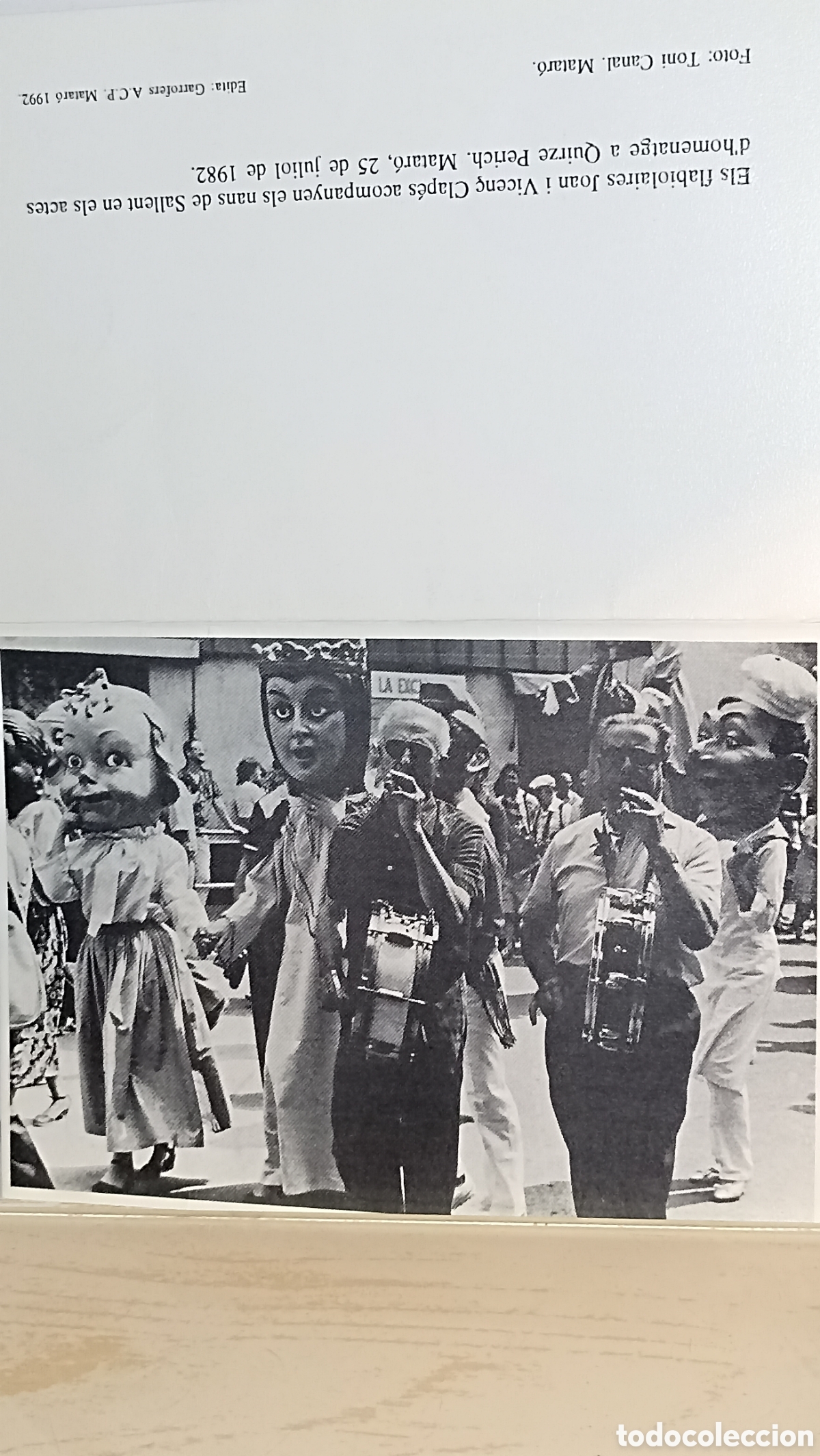 Postales: Joan y Vicen&ccedil; Clap&eacute;s acompa&ntilde;an algunas de Sallent Matar&oacute; 1982
