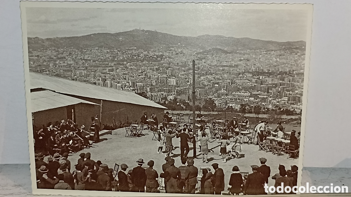 Postales: Mint lugar de esparcimiento en la monta&ntilde;a de Montjuic fot&oacute;grafo Adolfo sercovich anys 60